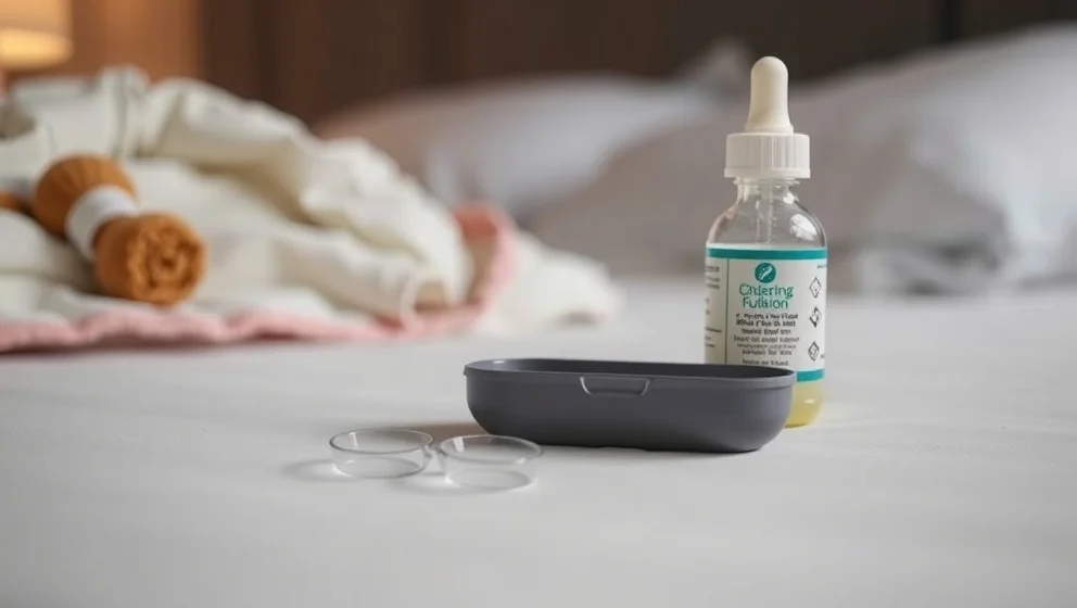 Är det farligt att sova med linser