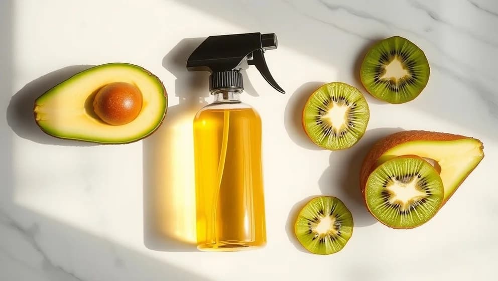 Briogeo avocado och kiwi spray för torr håret