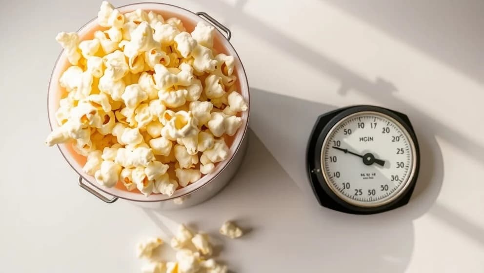 Går man upp i vikt av popcorn