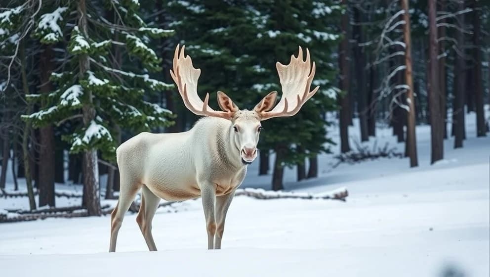 Hur många vita älgar finns det i Sverige