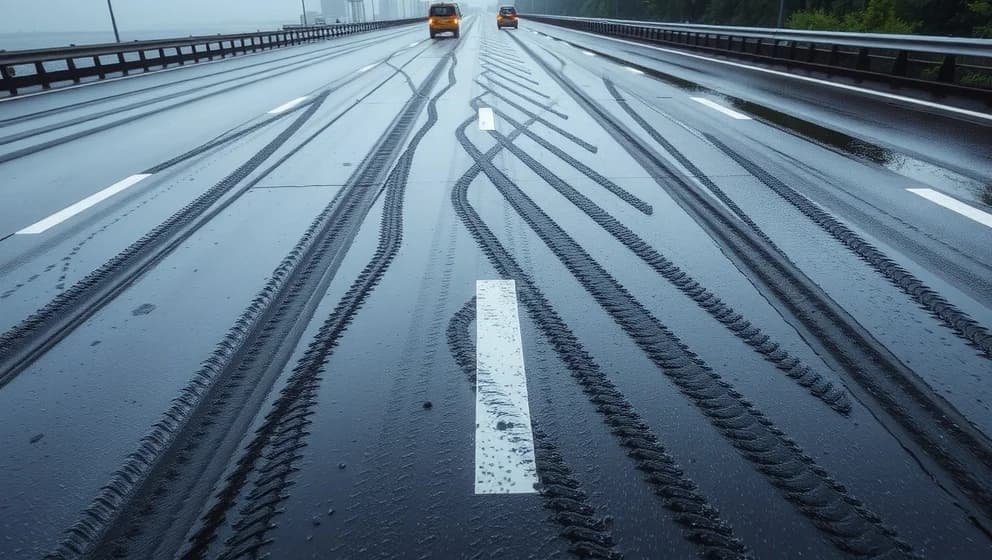 Hur undviker du vattenplaning på vägen