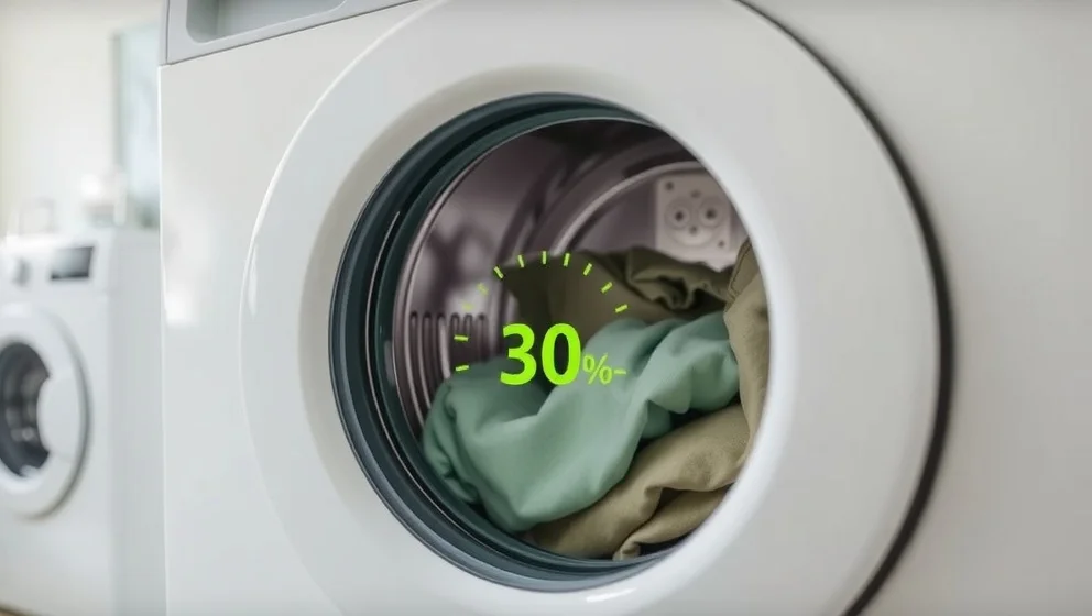 Tvätta i 30 grader istället för 40